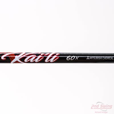 Used W/ TaylorMade RH Adapter Mitsubishi Rayon Kai'li Red 60g Driver Shaft X-Stiff 44.5in