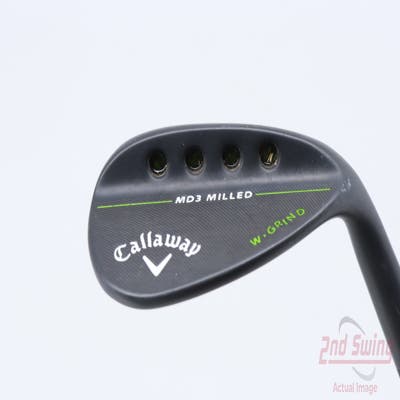 Callaway MD3 Milled Black W-Grind Wedge Sand SW 56° 12 Deg Bounce W Grind True Temper Dynamic Gold Steel Wedge Flex Right Handed 35.0in