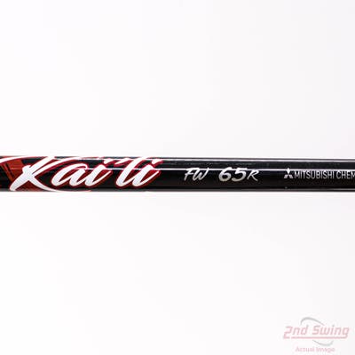 Used W/ TaylorMade LH Adapter Mitsubishi Rayon Kai'li Red 65g Fairway Shaft Regular 42.5in