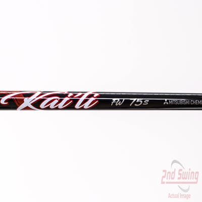 Used W/ TaylorMade RH Adapter Mitsubishi Rayon Kai'li Red 75 Fairway Shaft Stiff 42.5in