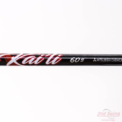 Used W/ TaylorMade LH Adapter Mitsubishi Rayon Kai'li Red 60g Driver Shaft Stiff 44.5in