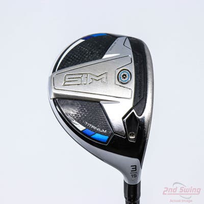 TaylorMade SIM Ti Fairway Wood 3 Wood 3W 15° MCA Tensei AV Blue Raw 75 Graphite X-Stiff Right Handed 43.0in