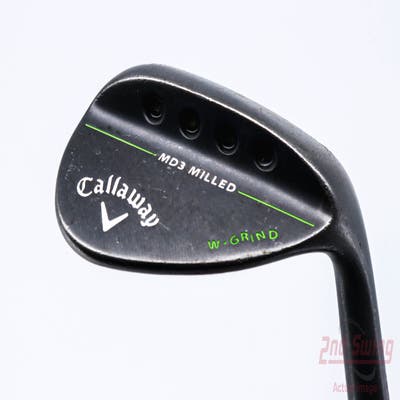 Callaway MD3 Milled Black W-Grind Wedge Lob LW 58° 11 Deg Bounce W Grind FST KBS Tour 120 Steel Stiff Right Handed 35.75in