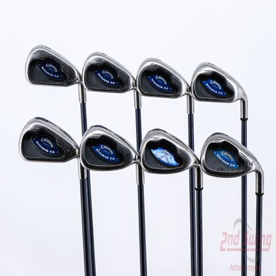 Callaway X-16 Iron Set 3-PW Callaway System CW75 Graphite Regular Right Handed 38.0in