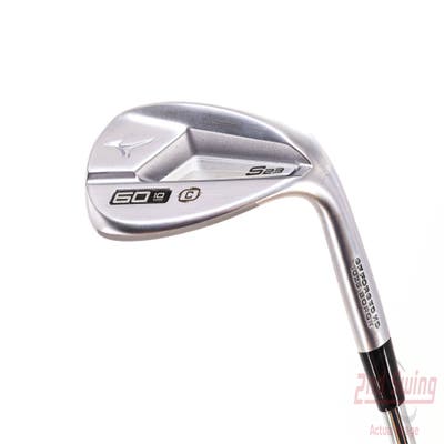 Mint Mizuno S23 Satin Chrome Wedge Lob LW 60° 10 Deg Bounce C Grind FST KBS Hi-Rev 2.0 115 Steel Wedge Flex Right Handed 35.75in