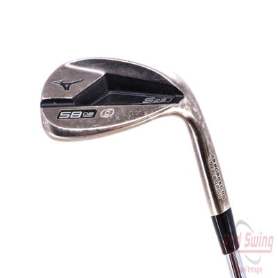 Mizuno S23 Copper Cobalt Wedge Lob LW 58° 8 Deg Bounce C Grind FST KBS Hi-Rev 2.0 Steel Wedge Flex Right Handed 35.5in