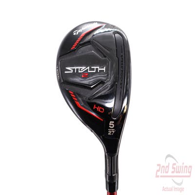 Mint TaylorMade Stealth 2 HD Rescue Hybrid 5 Hybrid 27° Fujikura Speeder NX Red 50 Graphite Regular Right Handed 39.75in