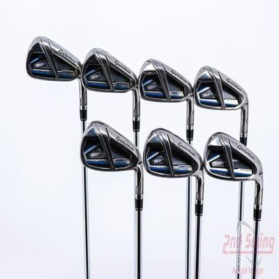 TaylorMade SIM MAX OS Iron Set 4-PW True Temper Elevate 95 VSS Steel Stiff Right Handed 38.5in