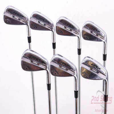 Callaway Apex Pro 21 Iron Set 4-PW True Temper Elevate ETS 115 Steel Regular Right Handed 37.75in