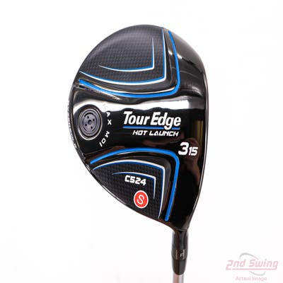 Mint Tour Edge Hot Launch C524 Fairway Wood 3 Wood 3W 15° Aldila Ascent 55 Graphite Stiff Right Handed 43.25in