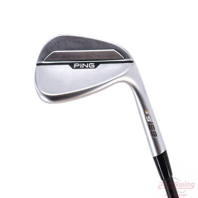 Ping s159 Chrome Wedge Pitching Wedge PW 46° 12 Deg Bounce S Grind ALTA CB Black Graphite Senior Right Handed Gold Dot 38.75in