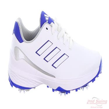 New Mens Golf Shoe Adidas ZG23 9.5 White/Blue MSRP $200 ZG23