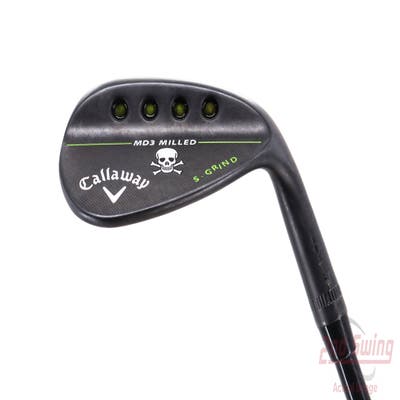 Callaway MD3 Milled Black S-Grind Wedge Gap GW 50° 10 Deg Bounce S Grind FST KBS Tour Steel Wedge Flex Right Handed 35.5in