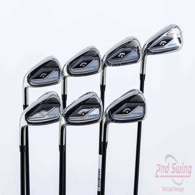 Mint Callaway Paradym Ai Smoke HL Iron Set 6-PW AW GW Project X Cypher 50 Graphite Senior Left Handed 37.5in