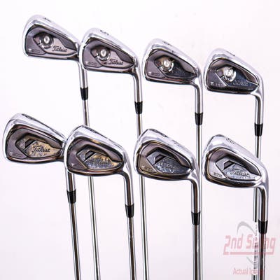 Titleist T200 Iron Set 4-PW True Temper AMT Black S300 Steel Stiff Right Handed 38.25in