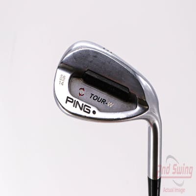 Ping Tour-W Black Chrome Wedge Sand SW 56° 14 Deg Bounce Ping AWT Steel Stiff Right Handed Black Dot 35.75in