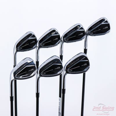 TaylorMade Qi HL Iron Set 6-PW AW SW Fujikura Ventus Blue TR Iron Graphite Senior Left Handed 38.0in