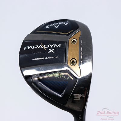 Callaway Paradym X Fairway Wood 3 Wood HL 16.5° Aldila Ascent Blue 50 Graphite Senior Right Handed 43.5in