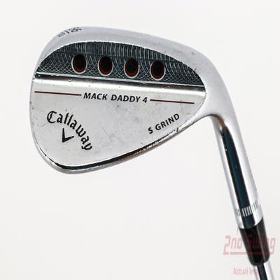 Callaway Mack Daddy 4 Chrome Wedge Sand SW 56° 10 Deg Bounce S Grind Dynamic Gold Tour Issue S200 Steel Stiff Right Handed 35.5in