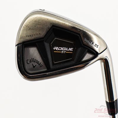 Callaway Rogue ST Max OS Single Iron 7 Iron True Temper Elevate MPH 85 Steel Regular Right Handed 36.75in