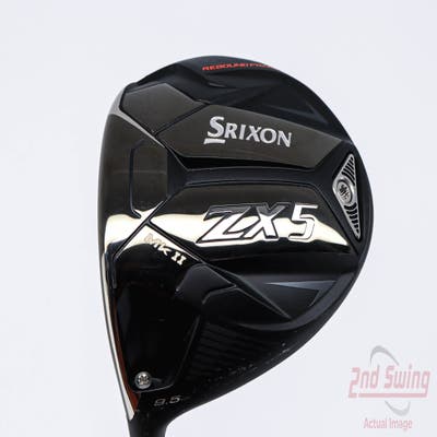 Mint Srixon ZX5 MK II Driver 9.5° PX HZRDUS Smoke Red RDX 60 Graphite Stiff Left Handed 45.75in