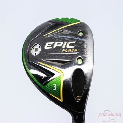 Callaway EPIC Flash Fairway Wood 3 Wood 3W 15° Mitsubishi Tensei AV Blue 75 Graphite Stiff Right Handed 43.5in