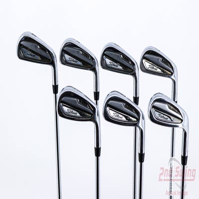 Titleist T100 Iron Set 4-PW FST KBS Tour $-Taper Steel X-Stiff Right Handed 38.75in