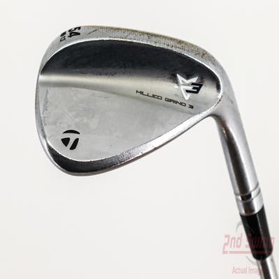 TaylorMade Milled Grind 3 Raw Chrome Wedge Sand SW 54° 13 Deg Bounce Project X LS 6.0 Steel Stiff Right Handed 35.0in