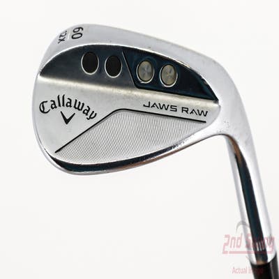 Callaway Jaws Raw Chrome Wedge Lob LW 60° 12 Deg Bounce X Grind Dynamic Gold Spinner TI Steel Wedge Flex Right Handed 35.25in