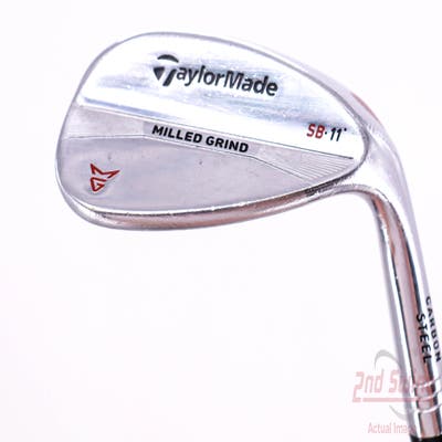 TaylorMade Milled Grind Raw Wedge Lob LW 58° 11 Deg Bounce True Temper Dynamic Gold S200 Steel Stiff Right Handed 36.25in