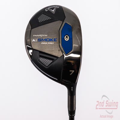 Mint Callaway Paradym Ai Smoke Max Fast Fairway Wood 7 Wood 7W 22° MCA Tensei Blue/Silver 40 Graphite Senior Right Handed 42.25in