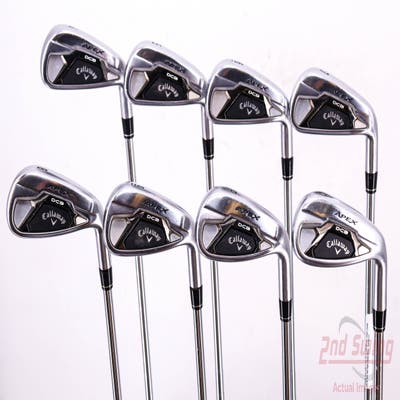 Callaway Apex DCB 21 Iron Set 4-PW AW True Temper Elevate ETS 85 Steel Stiff Right Handed 38.5in