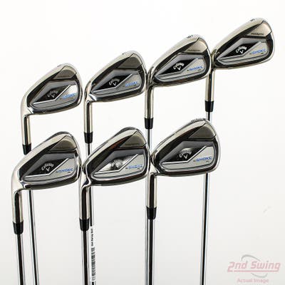 Mint Callaway Paradym Ai Smoke HL Iron Set 5-PW AW True Temper Elevate MPH 85 Steel Regular Left Handed +1/2"