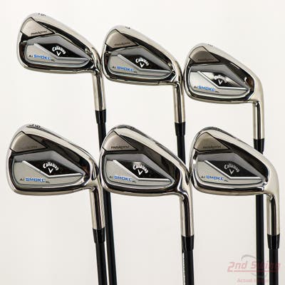 Mint Callaway Paradym Ai Smoke HL Iron Set 6-PW AW Project X Cypher 2.0 50 Graphite Senior Right Handed 38.25in