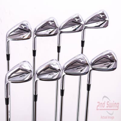 Mizuno JPX 923 Forged Iron Set 4-PW GW True Temper Dynamic Gold 105 Steel Stiff Left Handed 38.25in