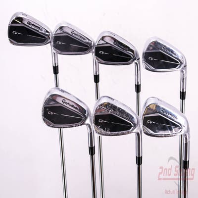 Mint TaylorMade Qi Iron Set 5-PW AW FST KBS MAX 85 MT Steel Regular Right Handed 38.5in