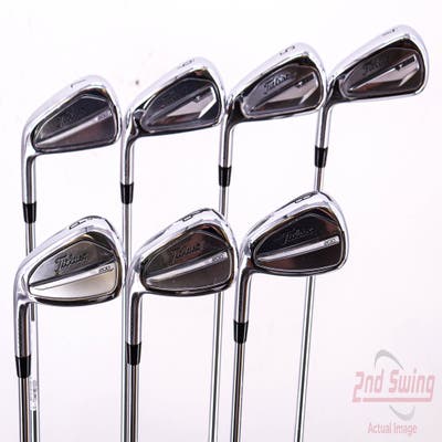 Titleist 2023 T200/T350 Combo Iron Set 4-PW True Temper AMT Black S300 Steel Stiff Left Handed