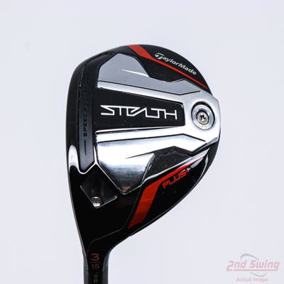 Mint TaylorMade Stealth Plus Fairway Wood 3 Wood 3W 15° Mitsubishi Tensei 1K Black 85 Graphite Tour X-Stiff Left Handed 42.0in