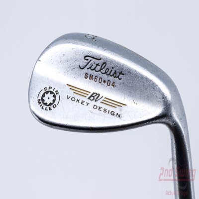 Titleist Vokey Spin Milled Wedge Lob LW 60° 4 Deg Bounce Titleist Vokey BV Steel Wedge Flex Right Handed 35.0in