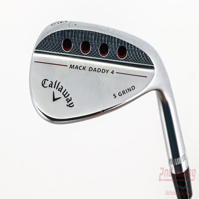 Callaway Mack Daddy 4 Chrome Wedge Gap GW 52° 10 Deg Bounce S Grind Dynamic Gold Tour Issue S200 Steel Stiff Right Handed 35.5in