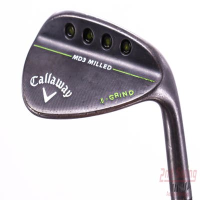 Callaway MD3 Milled Black S-Grind Wedge Pitching Wedge PW 48° 8 Deg Bounce S Grind True Temper Dynamic Gold S300 Steel Stiff Right Handed 35.5in