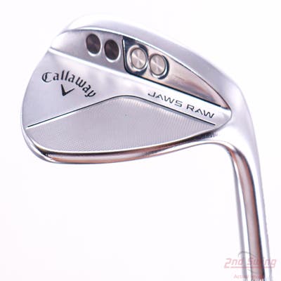 Callaway Jaws Raw Full Toe Chrome Wedge Lob LW 58° 10 Deg Bounce J Grind Dynamic Gold Spinner TI Steel Wedge Flex Right Handed 35.0in