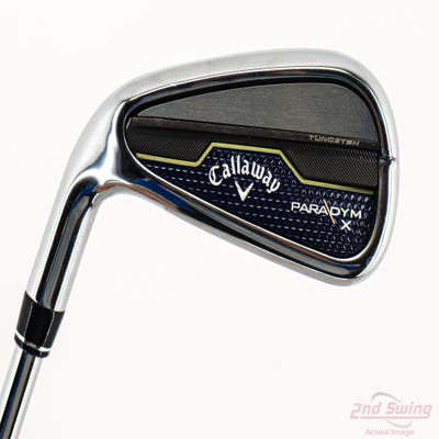 Callaway Paradym X Single Iron 7 Iron True Temper Elevate MPH 85 Steel Regular Left Handed 37.25in