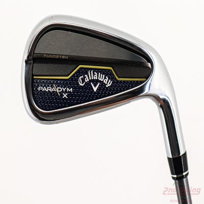 Callaway Paradym X Single Iron 7 Iron PX HZRDUS Silver Gen4 65 Graphite Regular Right Handed 37.0in