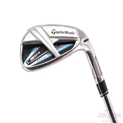 TaylorMade SIM MAX Single Iron Pitching Wedge PW FST KBS MAX 85 Steel Regular Right Handed 35.75in