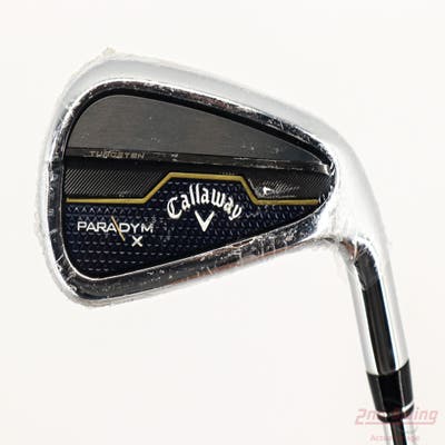 Mint Callaway Paradym X Single Iron 7 Iron True Temper Elevate MPH 85 Steel Regular Right Handed 37.25in