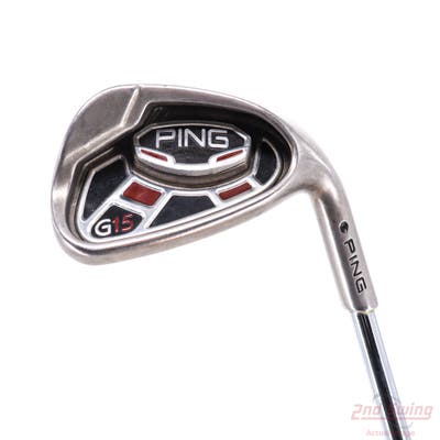 Ping G15 Single Iron Pitching Wedge PW Ping AWT Steel Regular Right Handed Black Dot 35.75in