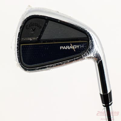 Mint Callaway Paradym Single Iron 6 Iron True Temper Elevate MPH 95 Steel Stiff Right Handed 37.75in