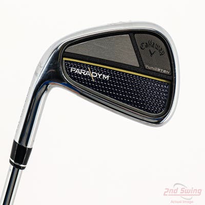 Mint Callaway Paradym Single Iron 7 Iron True Temper Elevate MPH 95 Steel Regular Left Handed 37.0in