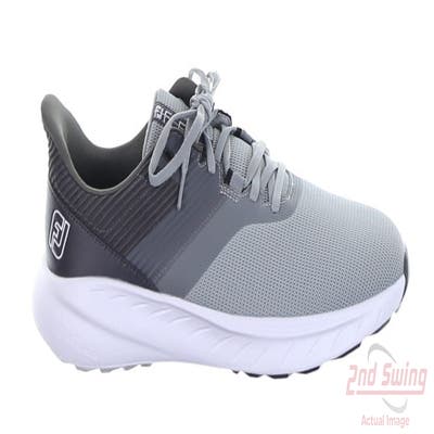 New Mens Golf Shoe Footjoy 2024 FJ Flex Medium 11.5 Grey/White/Grey MSRP $115